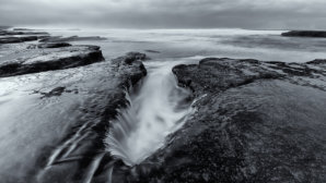 black and white seascape photography Wilderness