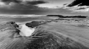  Seascape photography - flat rock