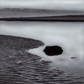 black and white seascape photography - Sedgefield lagoon