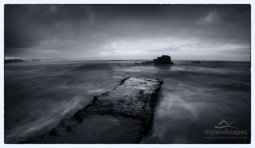 Black and white seascape photography - Sedgefield