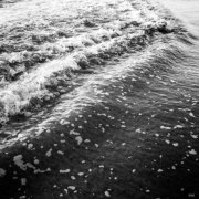 Black and white seascape photography - textures and patterns