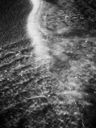 Black and white seascape photography - textures and patterns