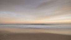 Seascape photography - sunrise on wilderness beach