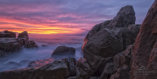 Seascape at beacon isle rocks