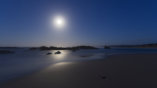 Garden Route, Buffalo bay moonset 