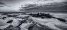 Black and white seascape photography